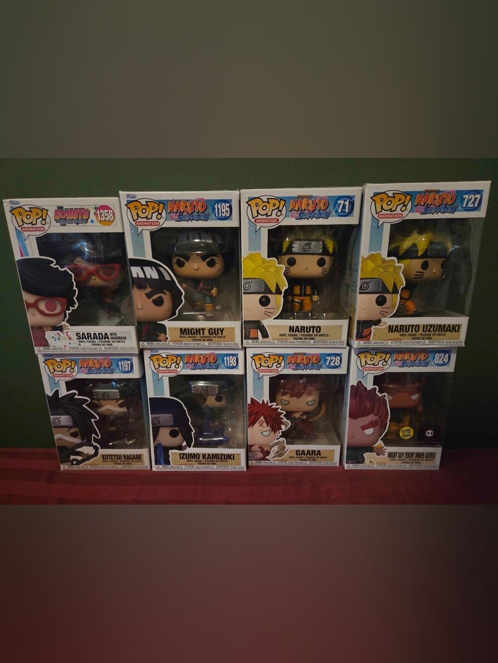 Lot Of 8 Naruto Funko Pops